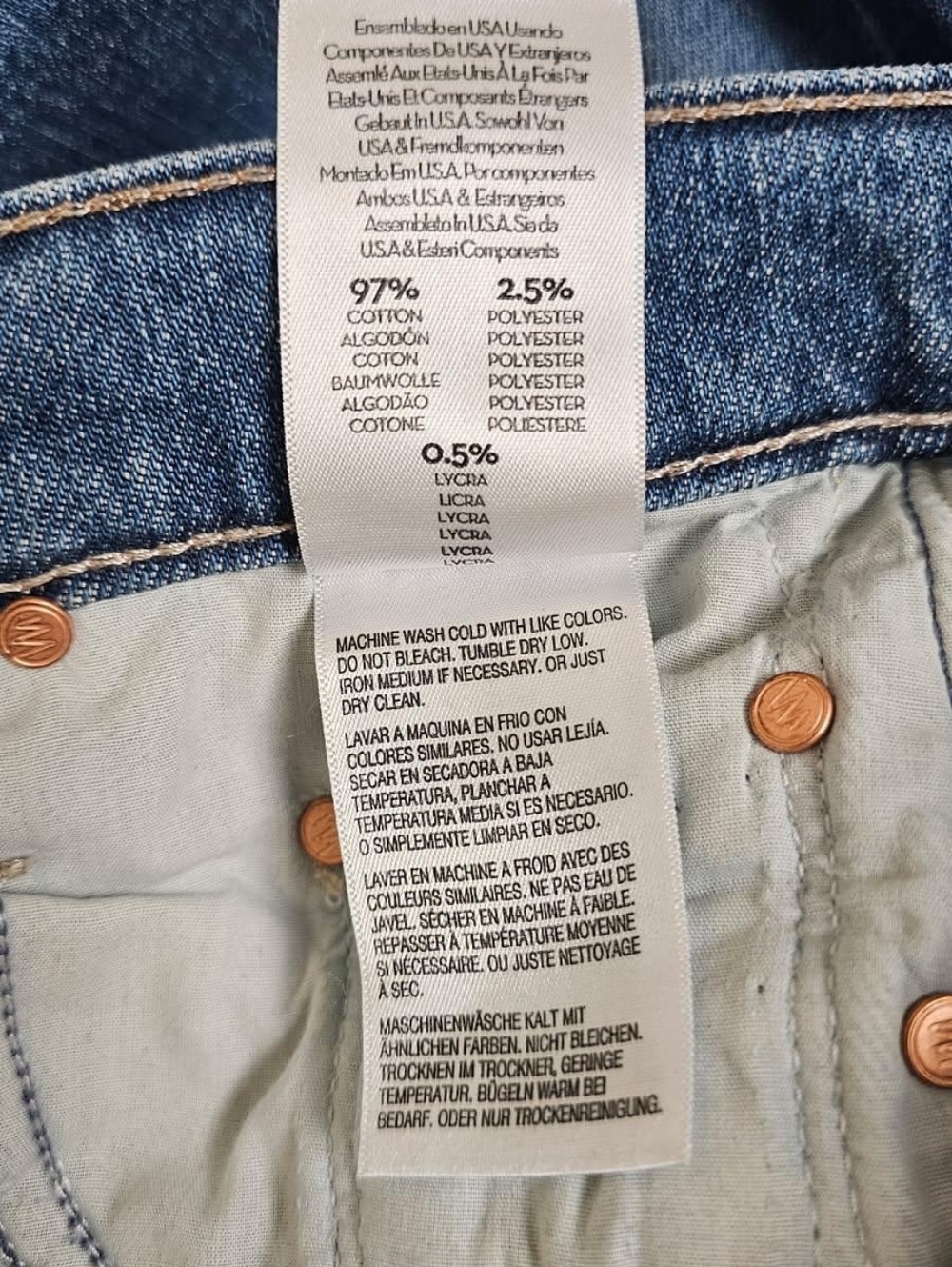 MOTHER Denim The LOOKER ANKLE High On The Hog Size 27 - Picture 14 of 15